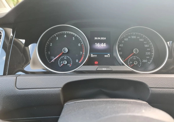Volkswagen Golf cena 81999 przebieg: 99000, rok produkcji 2019 z Chełmek małe 22